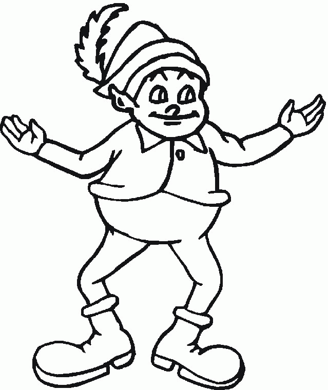 drunk elf Colouring Pages