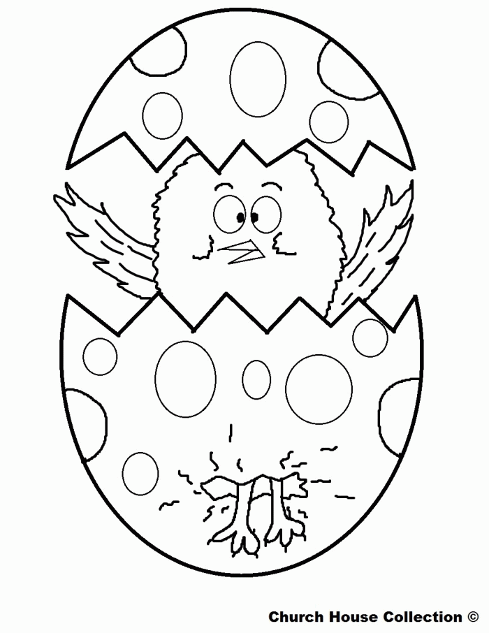 Easter Chick Coloring Pages | 99coloring.com