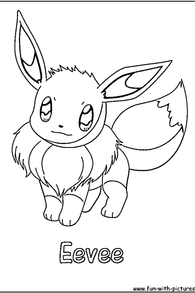 Download Eevee Pokemon Coloring Pages | 1080p Anime And Cartoon