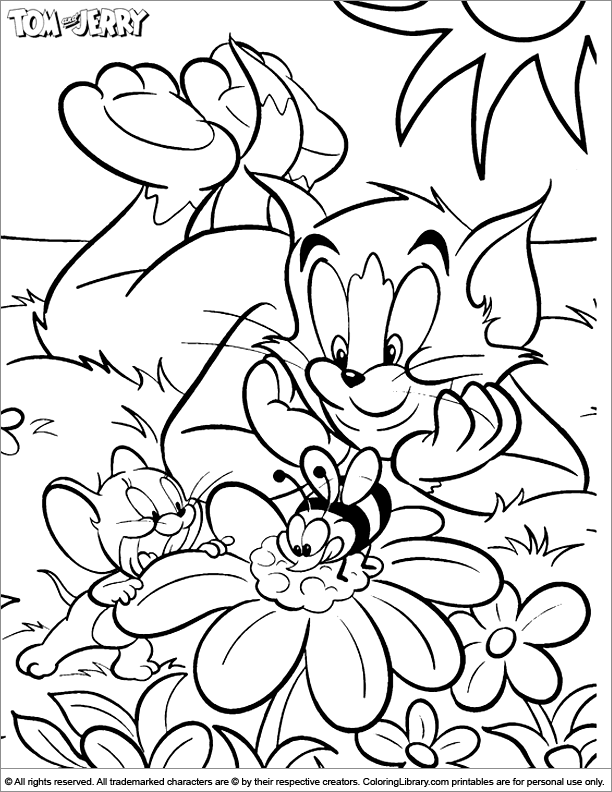 jerry from tom and jerry Colouring Pages (page 2)