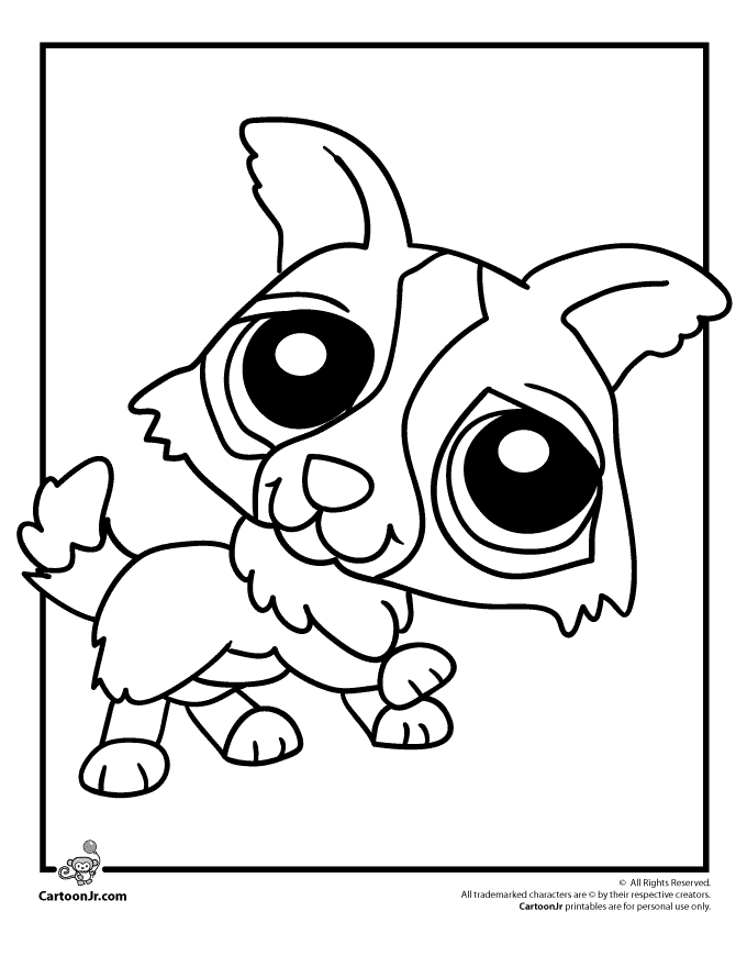 Puppy And Kitten Coloring Pages : Coloring Book Area Best Source