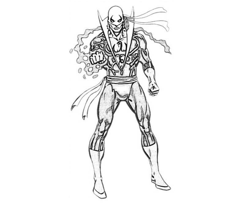 15 Pics of Super Hero Squad Iron Fist Coloring Page - Super Hero ...