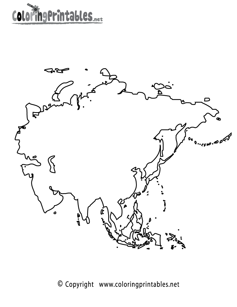 Free Printable Travel Coloring Pages - Color World Maps and Flags