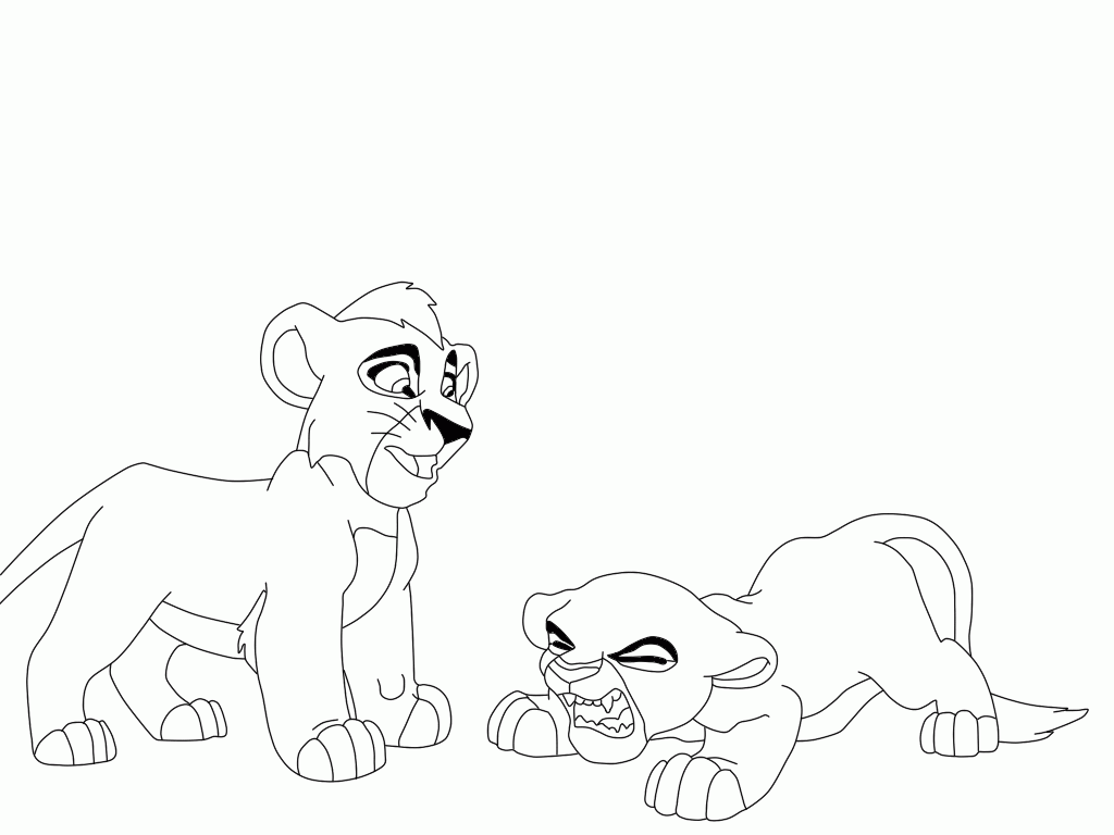 Kovu coloring pages download and print for free