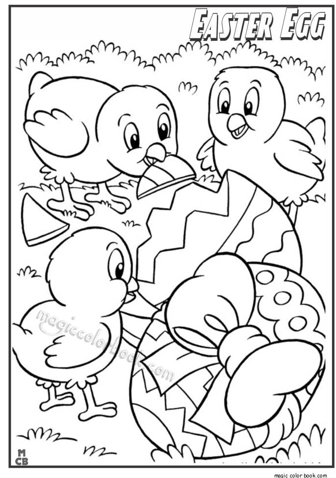 Easter Egg Coloring Pages 03
