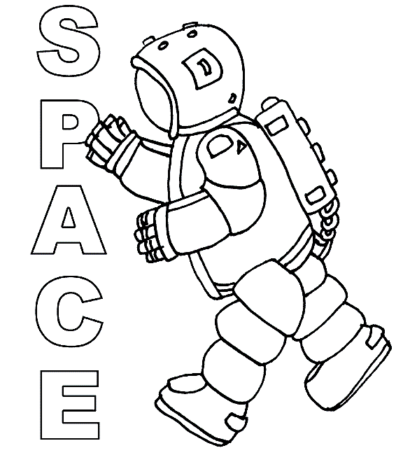Outer Space Coloring Pages #26256