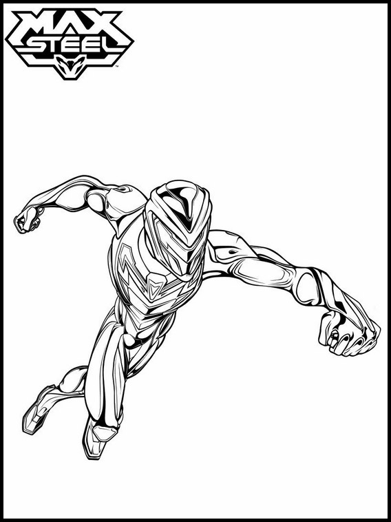 Max Steel Coloring Pages 17