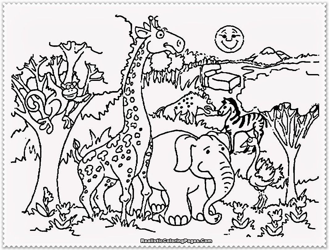 Zoo Coloring Page - HiColoringPages