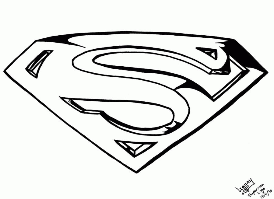 Free Download Superman Logo Coloring Pages - Toyolaenergy.com