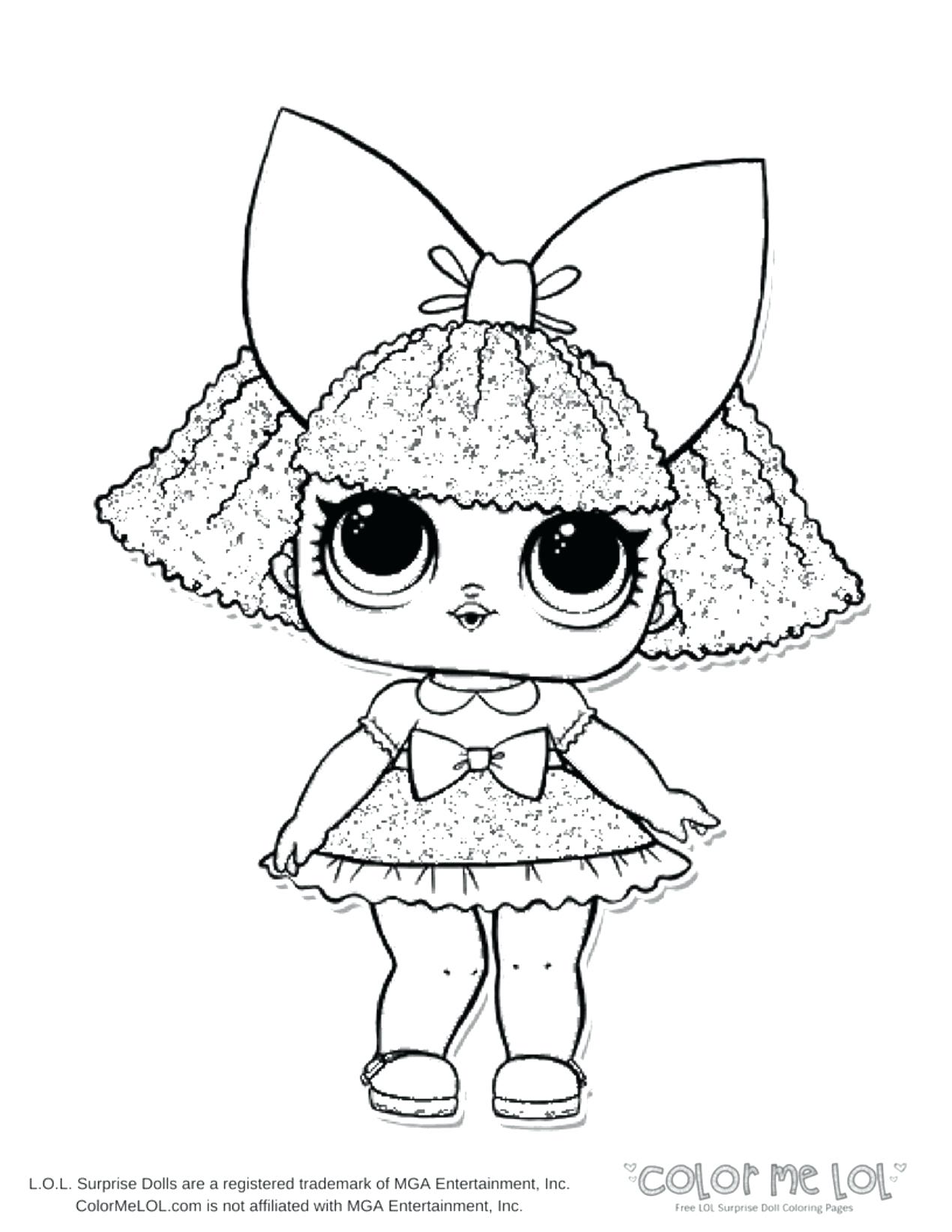 Coloring Book : Lol Surprise Dolls Coloring Pages Lil Sister And ...