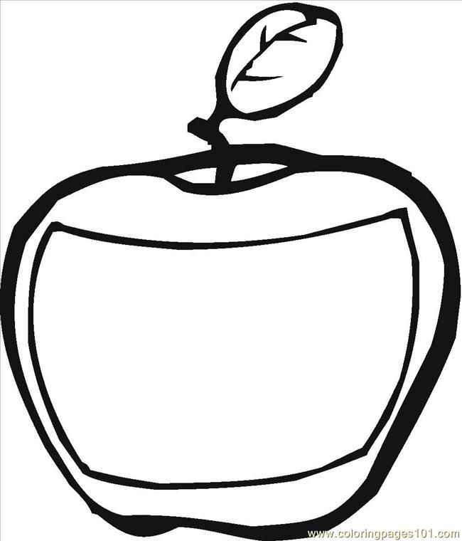 Fruit Coloring Pages Apple Banana Coloring On Our Website We Offer