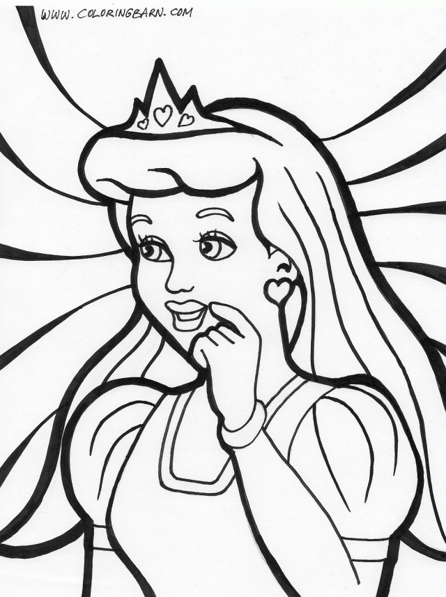 Princesses Printable Coloring Pages Coloring Book Area Best 226969