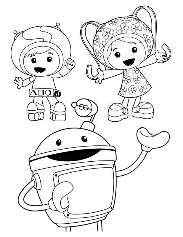Team Umizoomi Coloring Sheets For Free