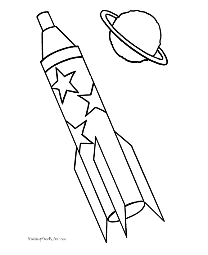 Rocket sheet to color 020