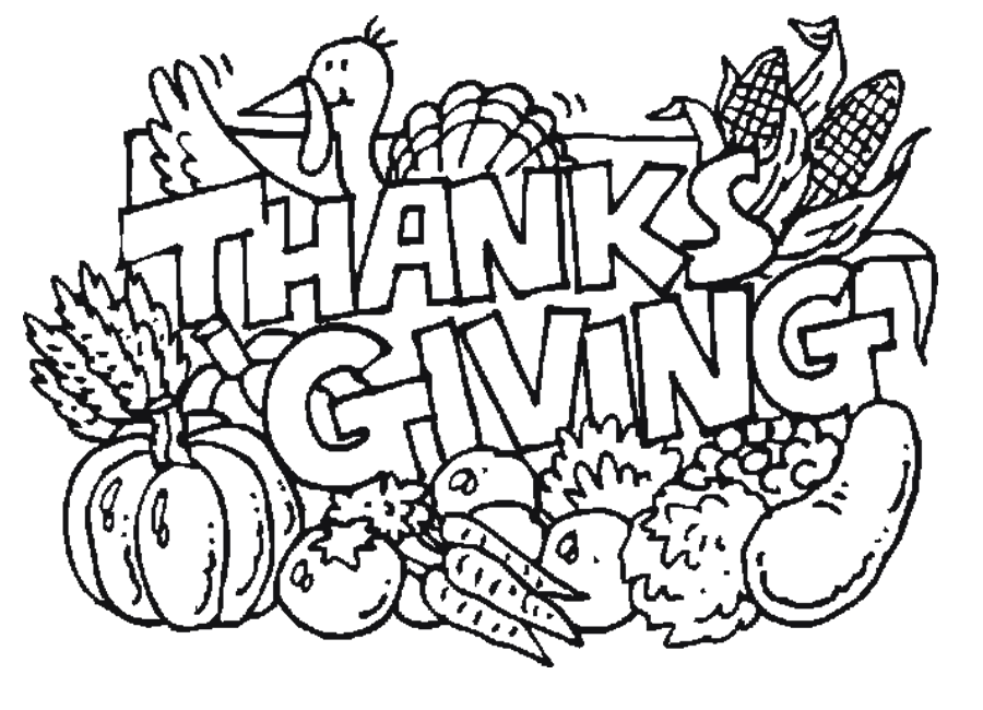Thanksgiving Pictures To Color And Print Free | Other | Kids