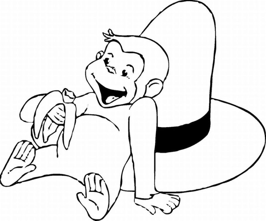 Curious George Coloring Pages | kids world