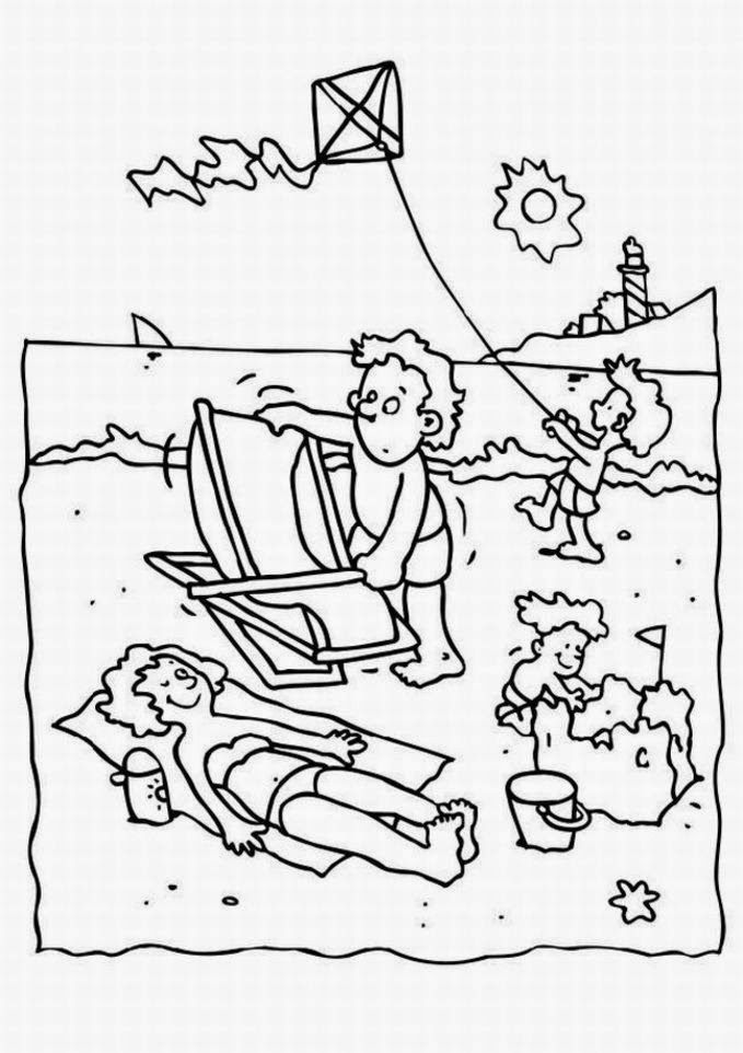 summer coloring pages to print - Free Coloring Pages for Kids