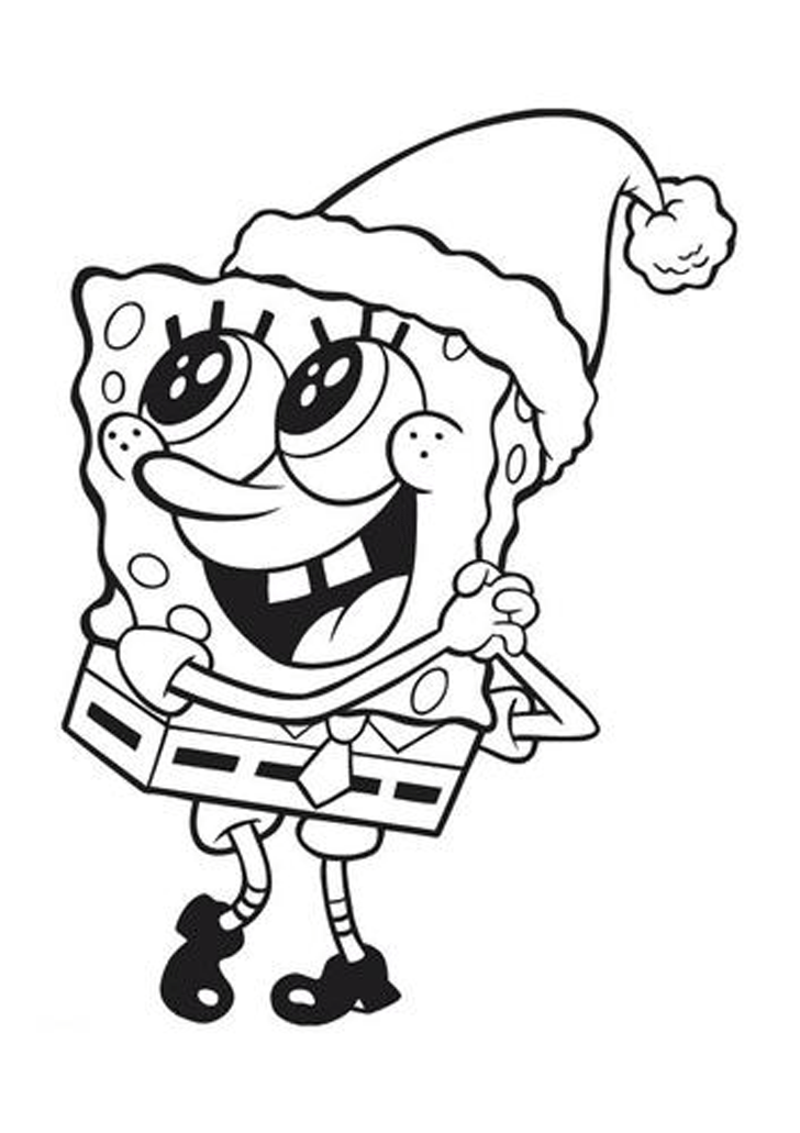 7 Picture of Spongebob Christmas Coloring Pages Christmas Coloring