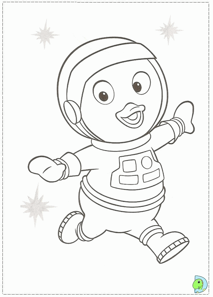 Backyardigans coloring page to print
