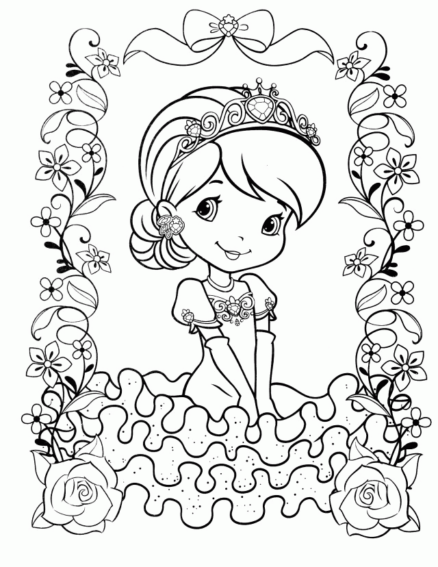 Strawberry Shortcake Characters Coloring Pages 83876 Label New