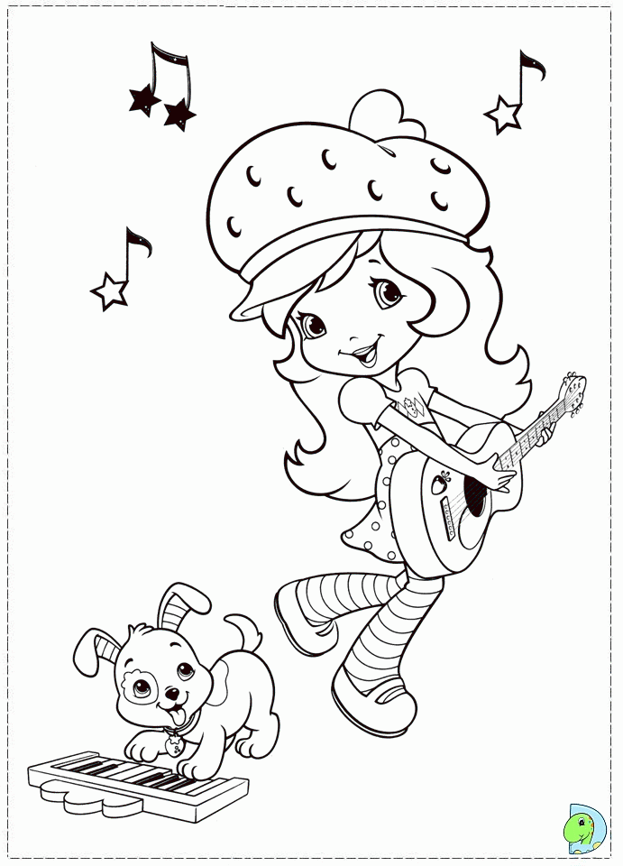 STRAWBERRY SHORTCAKE Colouring Pages (page 3)