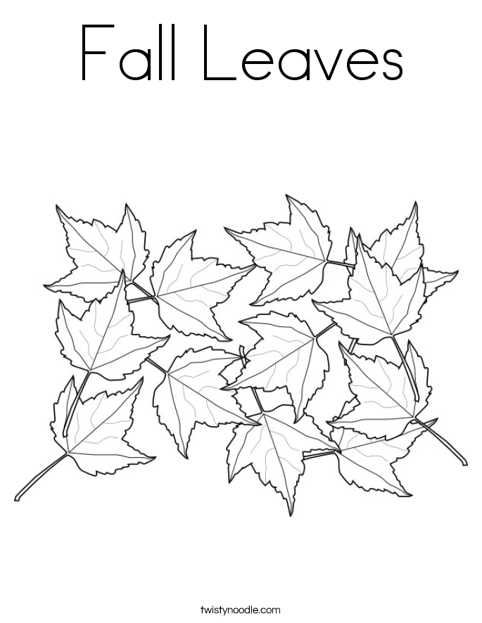 Fall Coloring Page 2014- Z31 Coloring Page