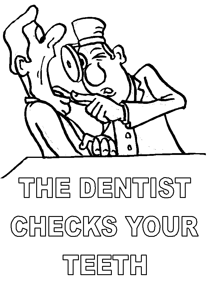 Dental # 10 Coloring Pages & Coloring Book