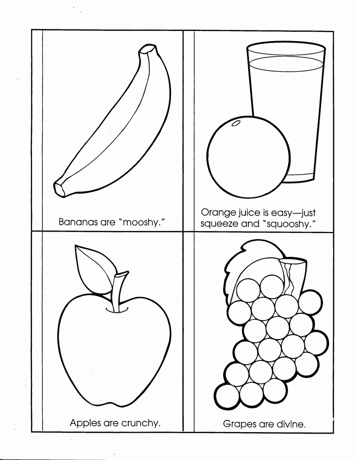 food stuffs Colouring Pages (page 2)