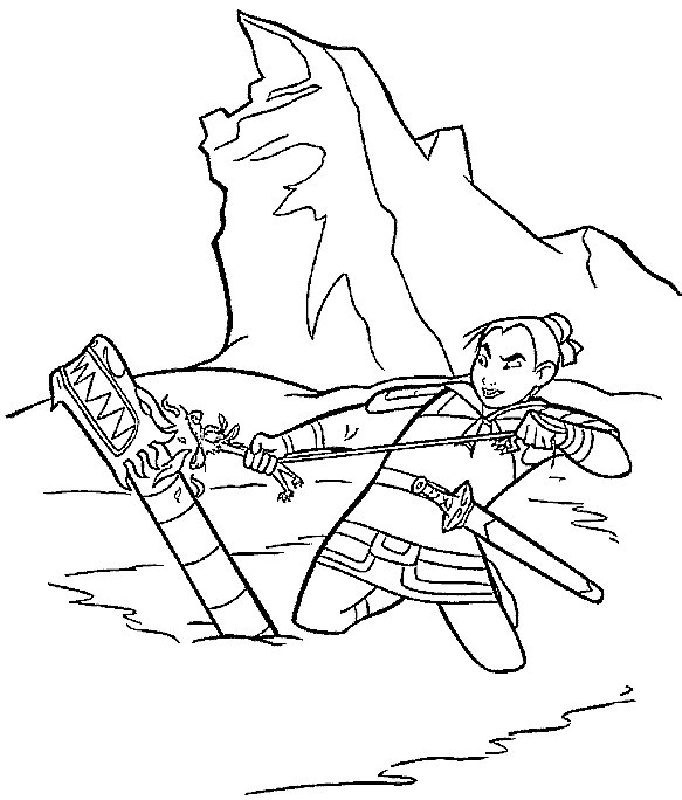 Mulan Coloring Pages 16 | Free Printable Coloring Pages