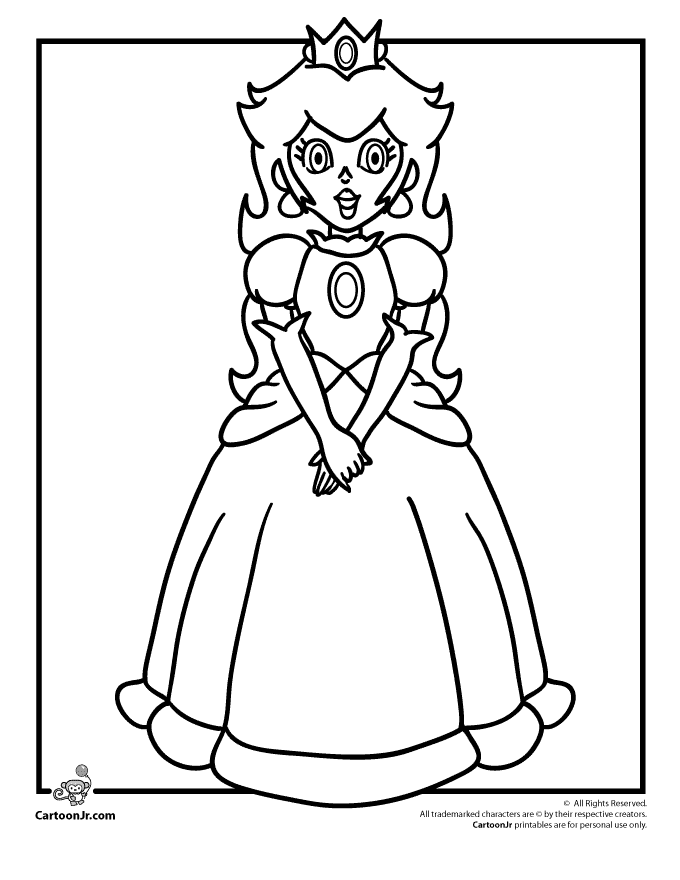 Mario Coloring Pages 4 | Free Printable Coloring Pages