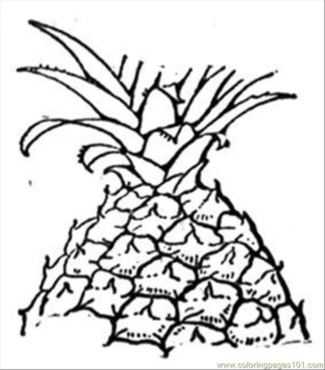 cartoon pineapple Colouring Pages (page 2)