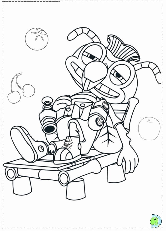 Fifi and the Flowertots coloring page - DinoKids.
