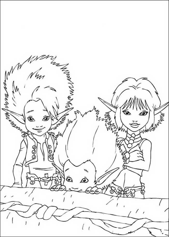 Arthur and the minimoys Coloring Pages