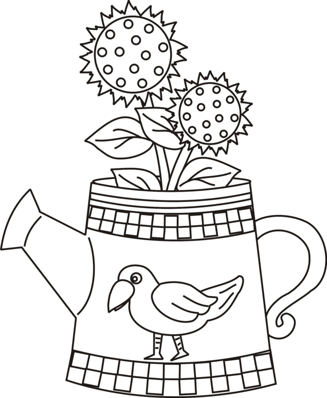 Sunflower Coloring Pages Printable