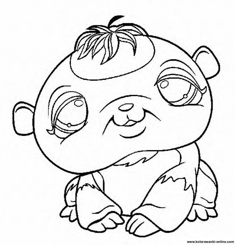 sqaurl from lps Colouring Pages