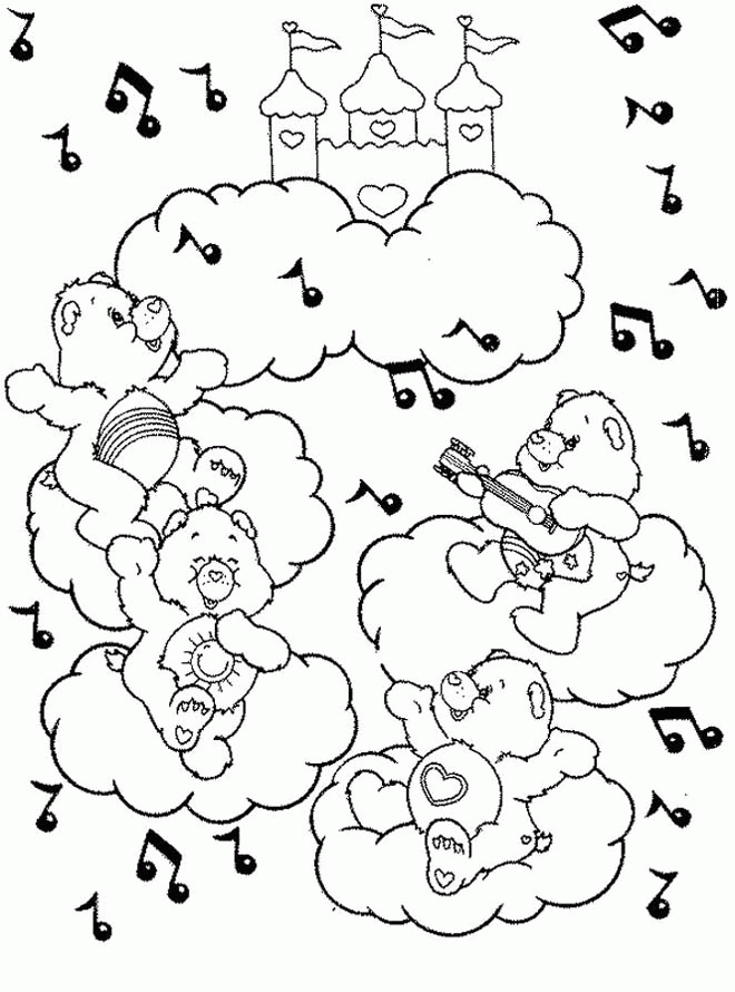 Printable Care Bears Coloring Sheets - Care Bears Coloring Pages