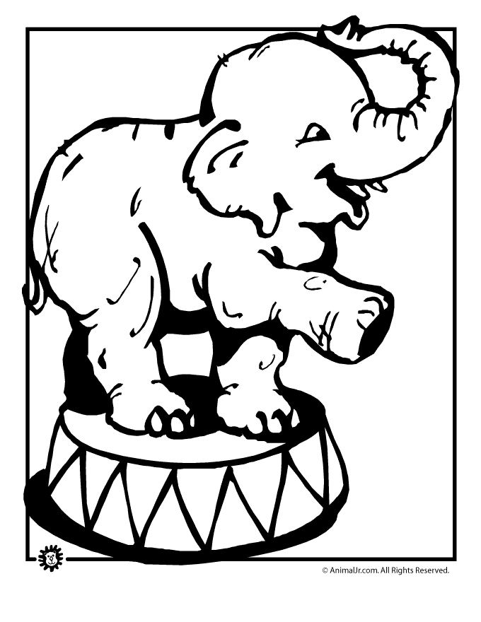 Elephant Coloring Pages | Clipart Panda - Free Clipart Images