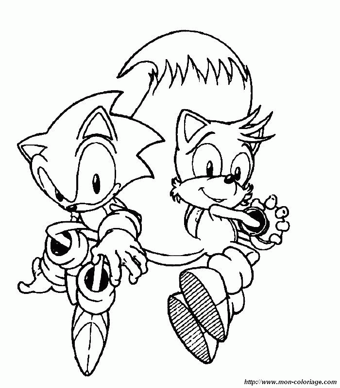Coloring Pages For Girls: Sonic Coloring Pages