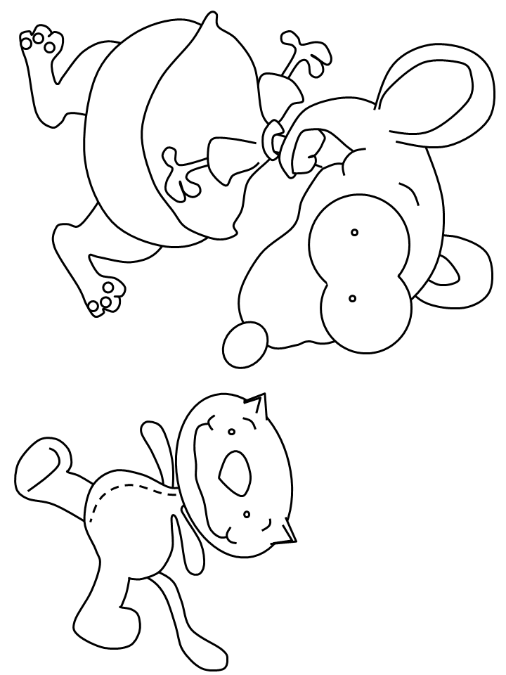 toopy binoo Colouring Pages