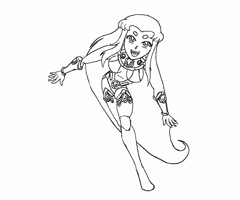 15 Starfire Coloring Page