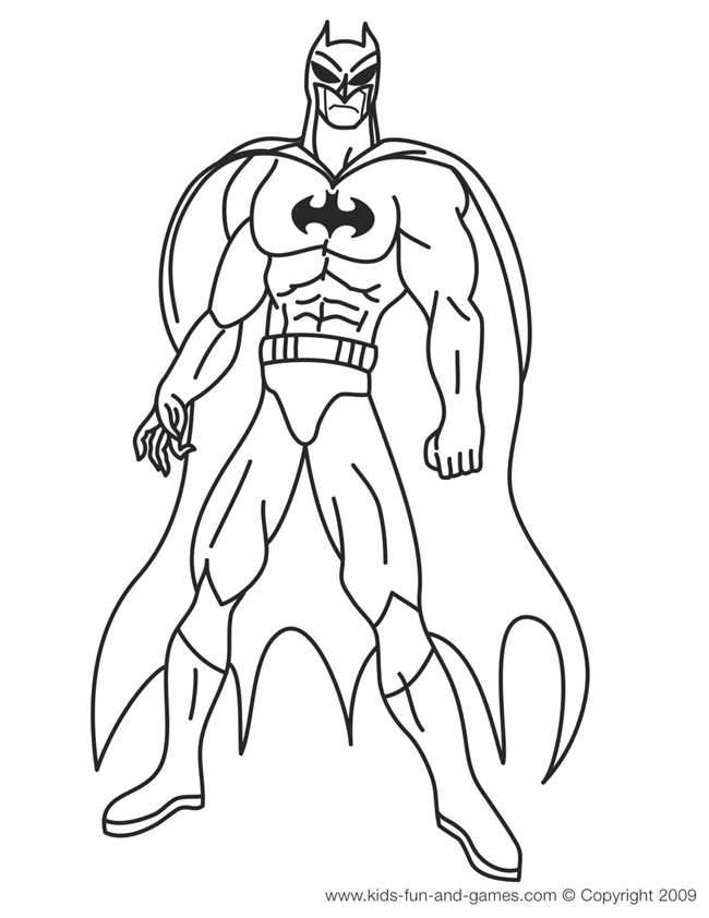 Batman Coloring Page | Free coloring pages
