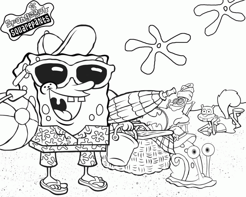 Spongebob Printable Coloring Pages - Free Coloring Pages For