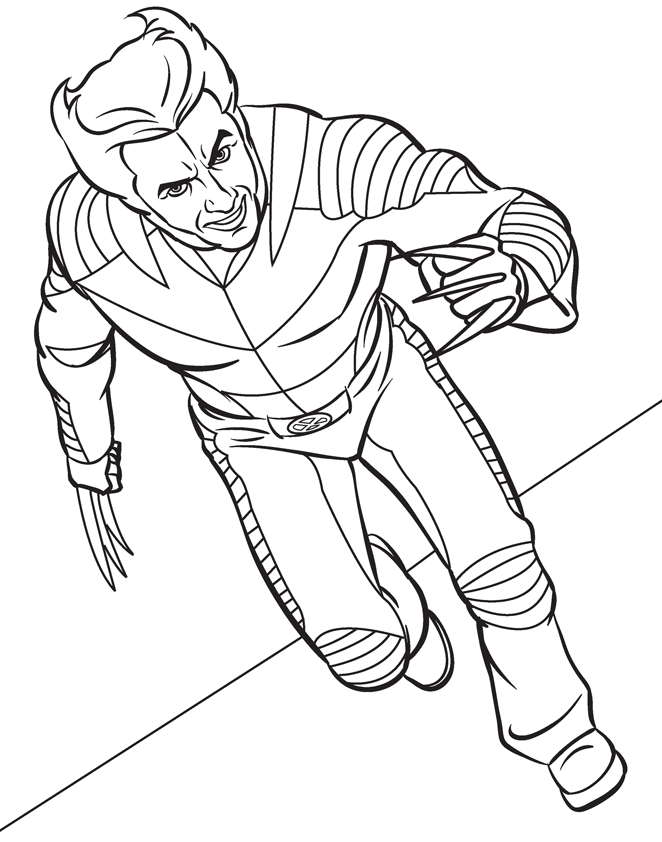 Free Superhero Coloring Pages - Free Printable Coloring Pages
