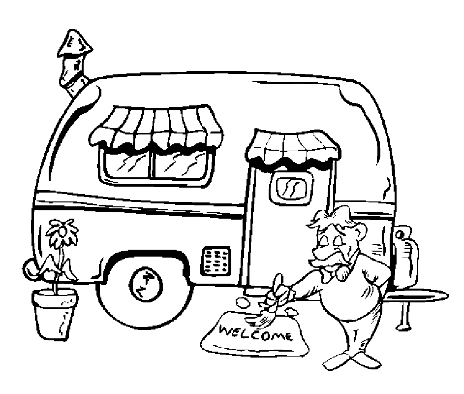 Camping Coloring Pages 12 | Free Printable Coloring Pages