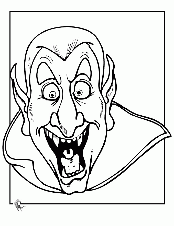 Scary Halloween Coloring Pages For Adults