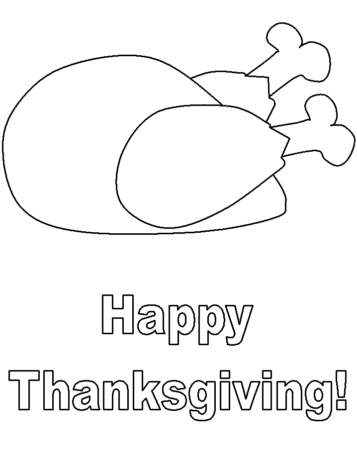 Kids Coloring Sheet Cooked Turkey Coloring PagesPrintable Coloring