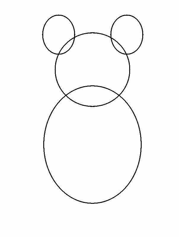 How to draw a Teddy bear in some simple steps