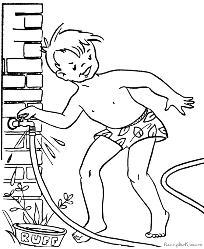 Fun Coloring Page For Kids : Printable Coloring Book Sheet Online