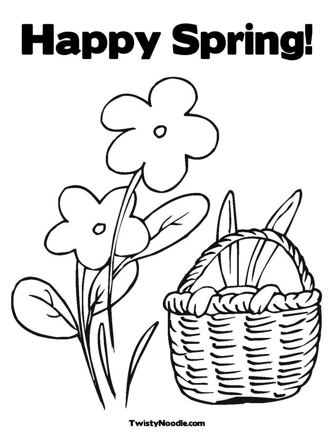 Spring-coloring-pictures-1 | Free Coloring Page Site