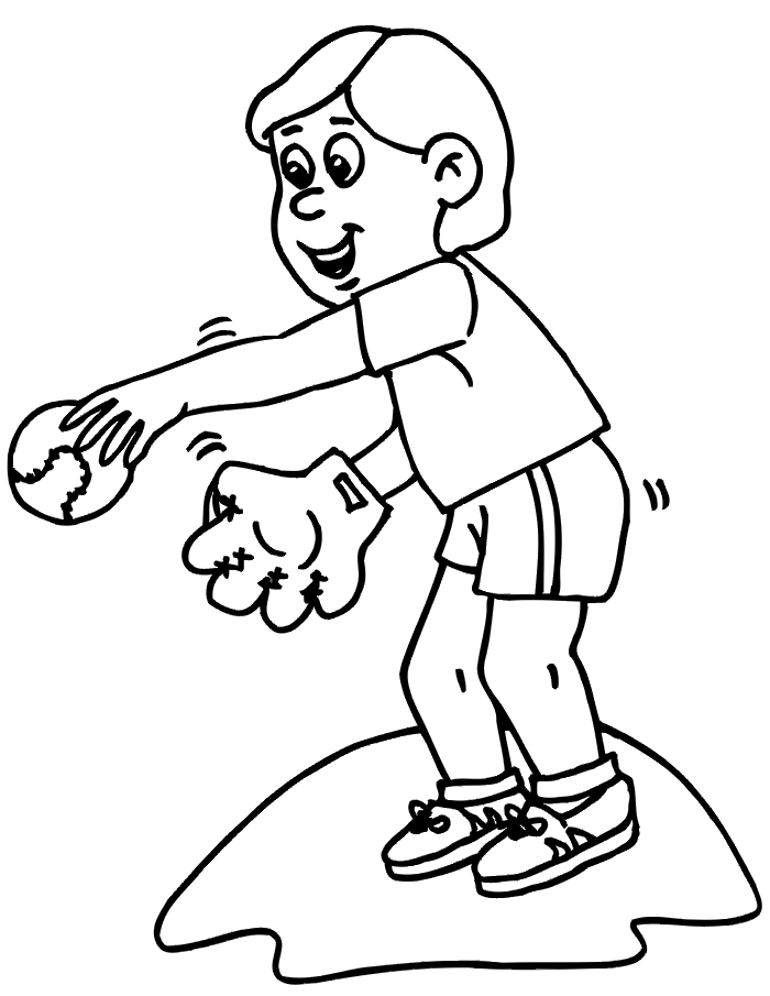Baseball Coloring Pages Printable | Coloring Pages For Kids | Kids